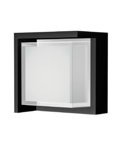 Aplique negro 15W con luz CCT CREEK LED