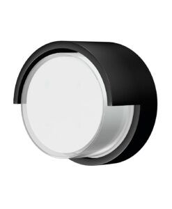 Aplique negro 15W Ø 17 cm con luz CCT CREEK LED