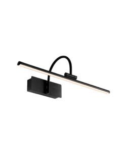 Aplique negro 8W luz cálida 3000K 45 cm PARACURU LED