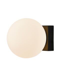 Aplique o plafón negro Ø 12 cm PUEBLA LED