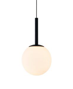 Colgante negro Ø 12 cm PUEBLA LED detalles