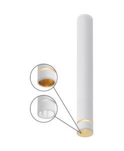 Foco de superficie blanco mini GU10 Ø 4 cm SPLIT L