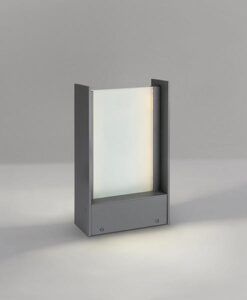 Baliza gris oscura altura 30 cm MATIA LED