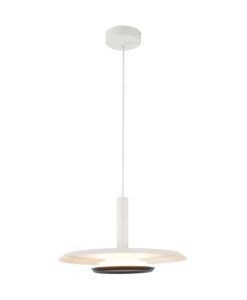Lámpara blanca y negra Ø 40 cm TINA LED