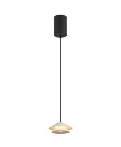 Lámpara colgante blanca y negro Ø 13 cm PICCOLA LED
