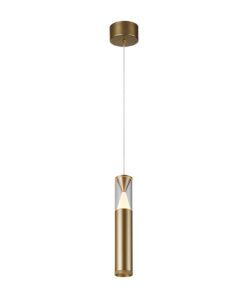 Lámpara colgante color latón Ø 4 cm SPARK LED