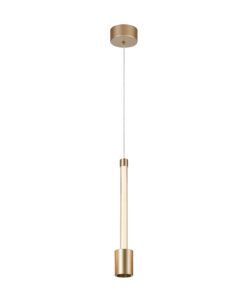 Lámpara colgante dorada Ø 5 cm FUGAZ LED