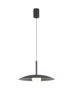 Lámpara colgante gris oscuro Ø 46 cm LIDIA LED