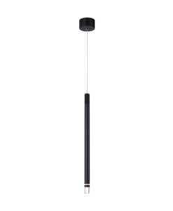 Lámpara colgante negra Ø 2,5 cm MOANA LED