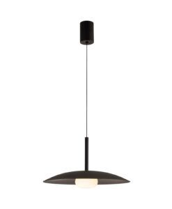Lámpara colgante negra Ø 46 cm LIDIA LED