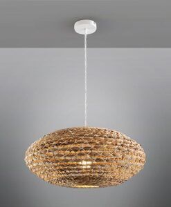 Lámpara colgante ratán Ø 60 cm NANA
