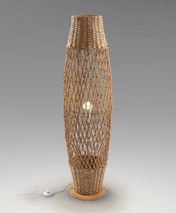 Lámpara de pie 119 cm altura x Ø 50 cm YAIZA