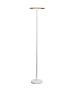 Lámpara de pie blanca y negra H 140 cm TINA LED