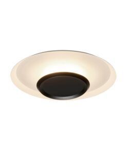 Plafón blanca y negra Ø 56 cm TINA LED