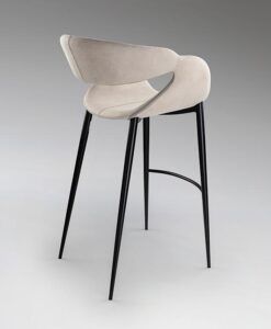 Taburete alto 102 cm con reposapiés GIRO II detalle