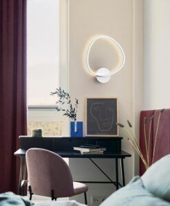 Aplique blanco mate 40 cm OPALIS LED ambiente