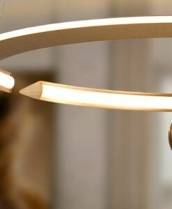 Lámpara color dorada Ø 60 cm ORANE LED detalles