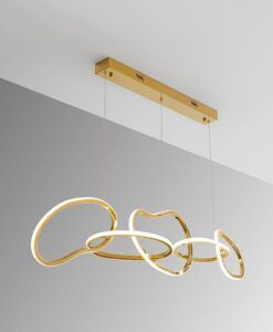 Lámpara lineal dorada NEXO LED 2