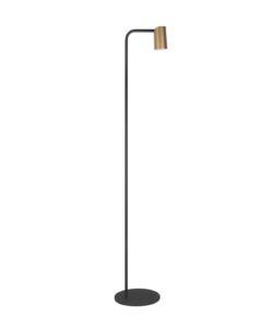 Lámpara de pie dorado altura 120 cm SAL