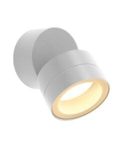 Aplique blanco Ø 9 cm SALER