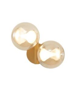 Aplique dorada 2 luces 12W ANDROMEDA LED
