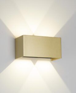 Aplique dorado DAVOS LED 24W detalles