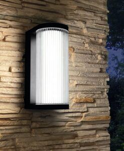 Aplique exterior negro 12W GANT LED ambiente