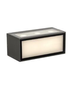 Aplique gris oscuro 10W CANCUN LED
