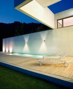 Aplique gris oscuro 10W CANCUN LED ambiente