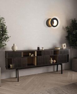 Aplique negro 10W TORONTO LED ambiente
