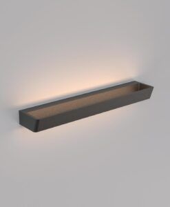 Aplique negro 40W luz cálida ALTEA LED detalles