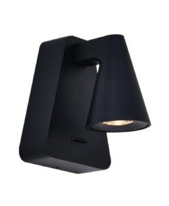 Aplique negro con interruptor 5W AFRICA LED