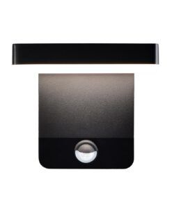 Aplique negro con sensor movimiento COOPER II LED