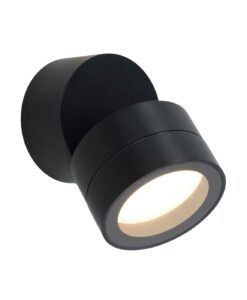 Aplique negro Ø 9 cm SALER