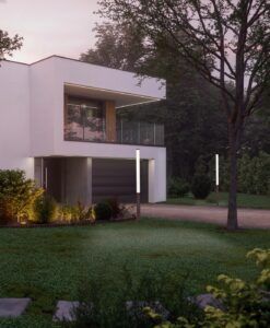 Baliza color corten 205 cm 43W GANT LED ambiente