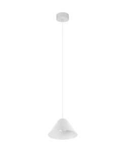 Lámpara colgante blanca 5W Ø 12 cm GRUISSAN LED