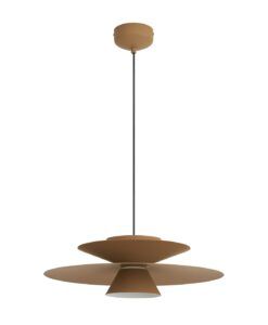 Lámpara color caqui mate 12W Ø 50 cm ESTRELLA LED