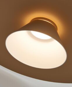 Lámpara color caqui mate 12W Ø 50 cm ESTRELLA LED detalles