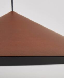 Lámpara color cobre 10W Ø 30 cm CONO LED detalles