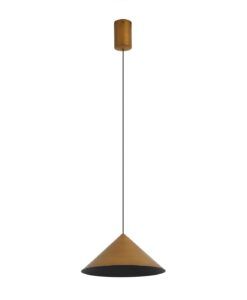 Lámpara color cuero 10W Ø 24 cm CONO LED