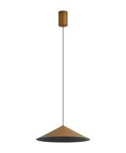 Lámpara color cuero 10W Ø 30 cm CONO LED