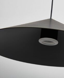 Lámpara color negro 10W Ø 30 cm CONO LED detalles