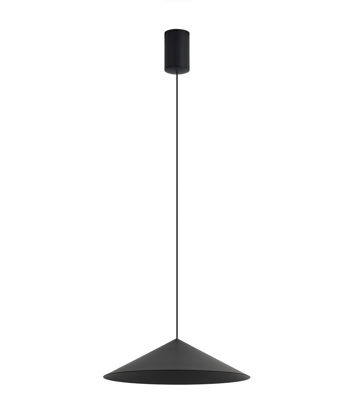 Lámpara color negro 10W Ø 30 cm CONO LED