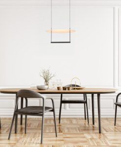 Lámpara negra 23W Ø 42 cm SUN II LED ambiente