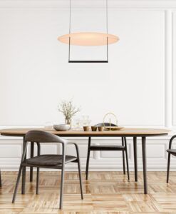 Lámpara negra 30W Ø 60 cm SUN II LED ambiente