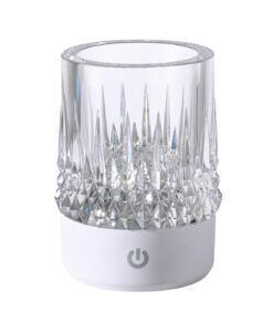 Lámpara portátil blanca mate LAX LED