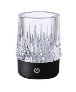 Lámpara portátil negro mate LAX LED