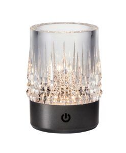 Lámpara portátil negro níquel LAX LED
