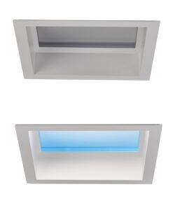 Plafón empotrable 30 x 30 cm 16W BLUE SKY LED detalles