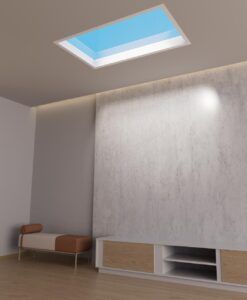 Plafón empotrable 60 x 30 cm 35W BLUE SKY LED ambiente